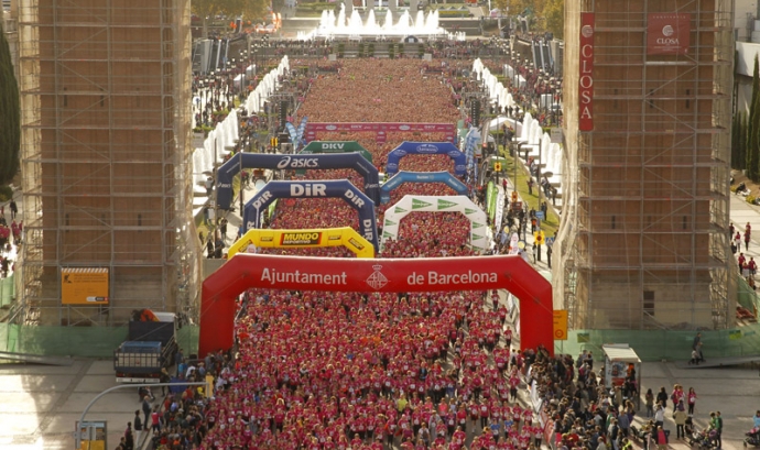Imatge Cursa de la Dona a Barcelona. Font: web Cursa de la Dona  Font: 