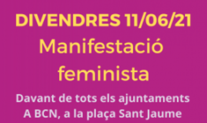 Cartell de la convocatòria de Novembre Feminista