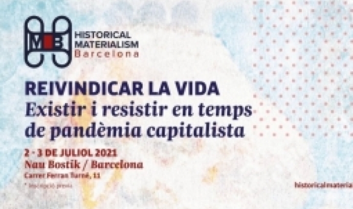 Cartell d'Historical Materialism Barcelona 2021