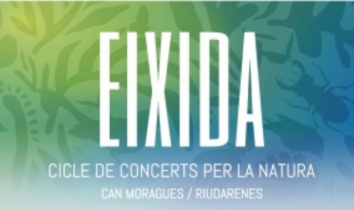 Fragment del cartell oficial dels concerts benèfics Eixida. Font: Fundació Emys