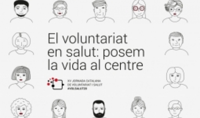 Cartell de la XV Jornada de Voluntariat i Salut. Font: FCVS