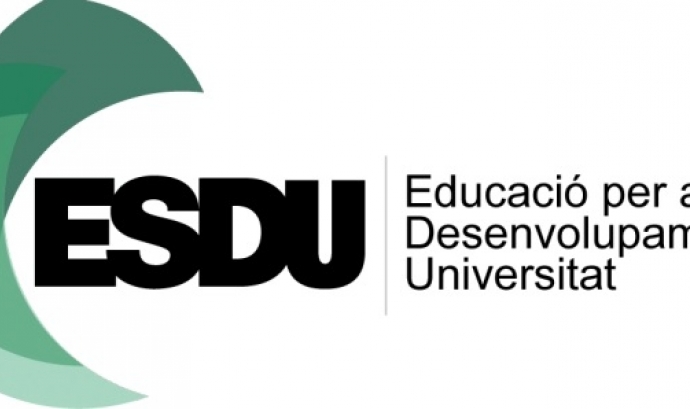 logotip de ESDU, Educació per al desenvolupament