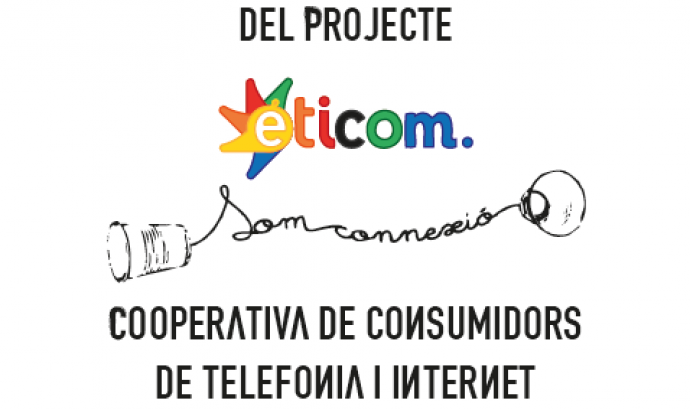 Cartell de la presentació de la cooperativa Eticom-Som Connexió