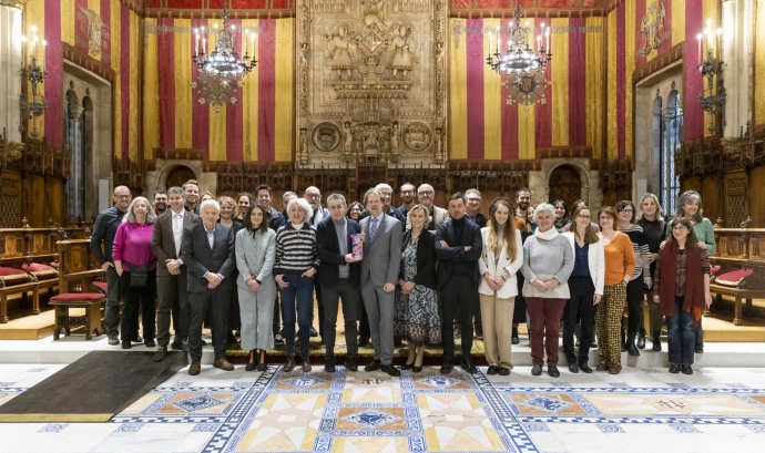 L'acte de la Capital Europa de la Democràcia a l'Ajuntament de Barcelona. Font: Ajuntament de Barcelona