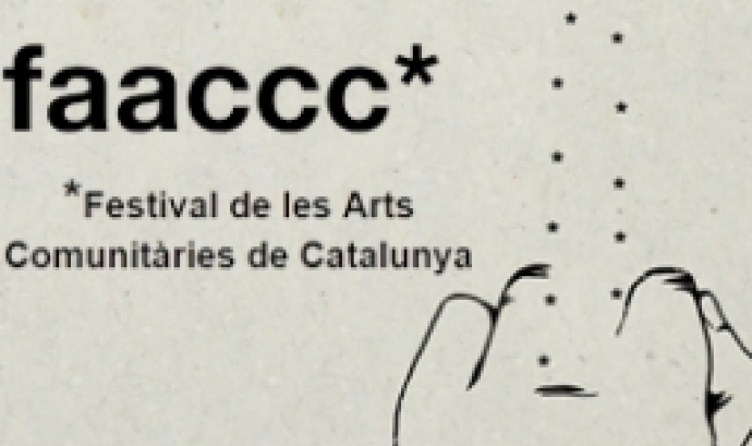 Cartell del Festival de les Arts Comunitàries de Catalunya