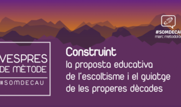 Cartell del cicle "Vespres de Mètode" / Foto: Federació Catalana d'Escoltisme i Guiatge