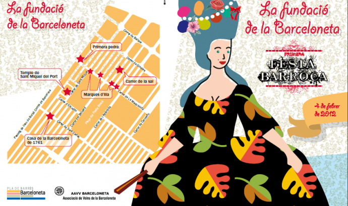 Cartell de la Festa barroca de la Barceloneta Font: 