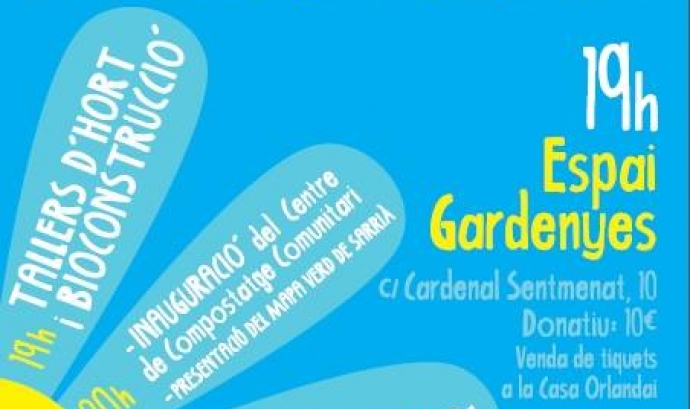 Cartell de la Festa de la Primavera de l'Espai Gardenyes