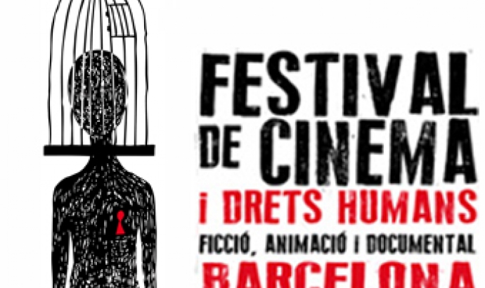 Logotip del X Festival de Cinema i Drets Humans de Barcelona