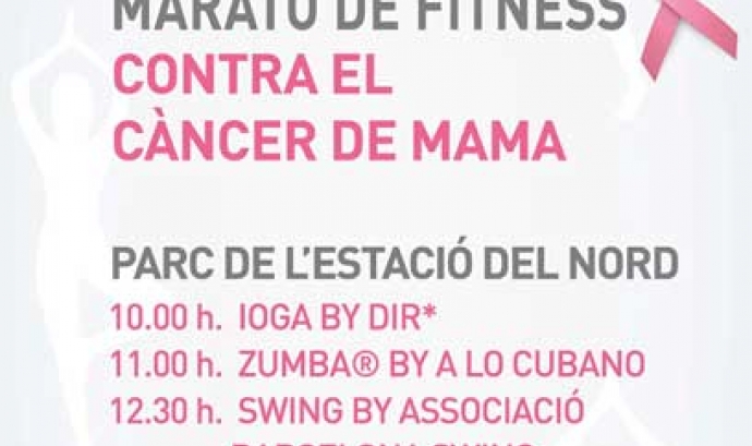 Cartell Marató de Fitness. Font: Associació Espanyola Contra el Càncer