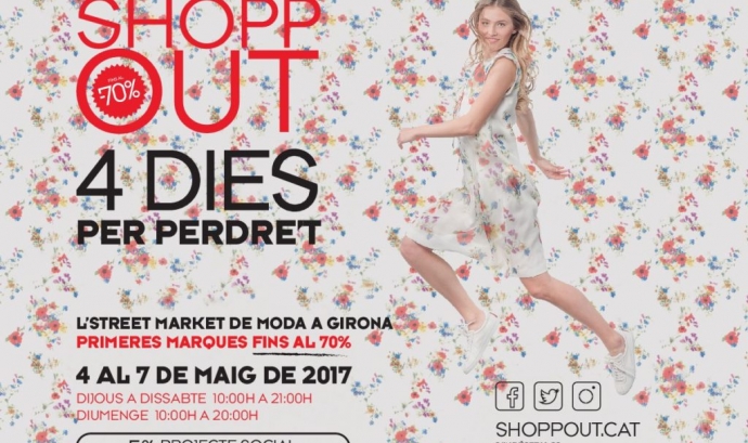 Cartell de la 9a edició del Shopp Out de Girona - Font: Fundació Ramon Noguera