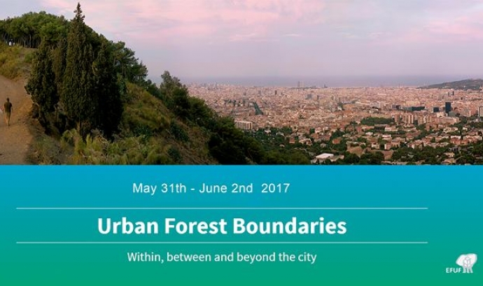 Del 31 de maig al 2 de juny se celebra a Barcelona el Fòrum Europeu sobre Boscos Urbans (imatge: EFUF2017.amb.cat)