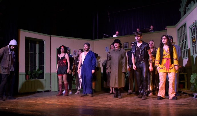 El musical de petit format 'La botiga dels horrors' és la darrera estrena de la companyia La Lírica de Sant Andreu. Font: Marta Catena
