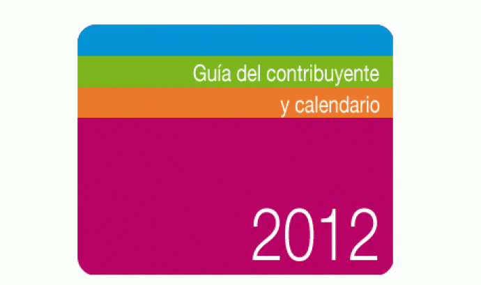 Imatge Calendari del Contribuent 2012 Font: 
