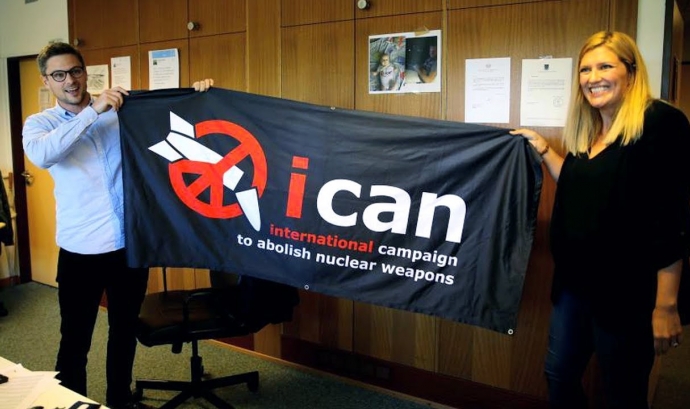 ICAN és la campanya per abolir les armes nuclears al món. Font: Youtube