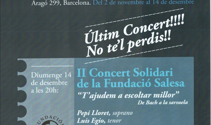 II Concert Solidari de la Fundació Pedro Salesa Cabo