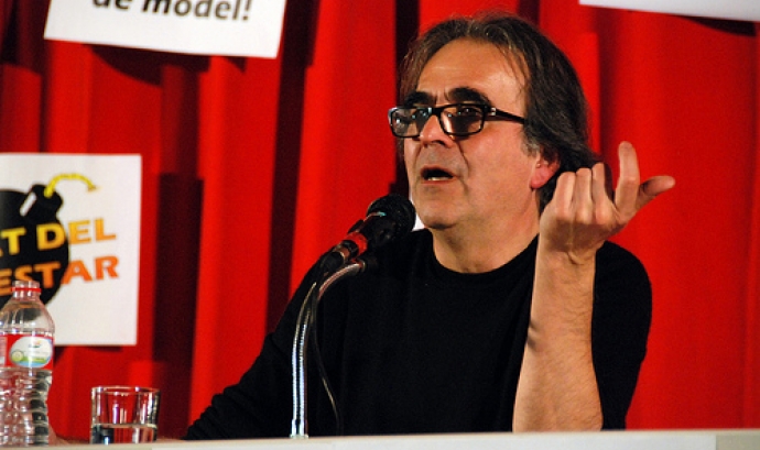 Joan Subirats, fent una conferència (Font: flickr.com) Font: 