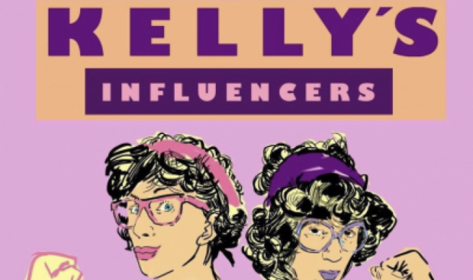 Fragment del cartell oficial de 'Les Kelly's Influencers'. Font: Companyia Cocorocó