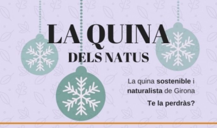 Fragment del cartell oficial de l'acte 'La quina dels natus'. Font: Associació de Naturalistes de Girona