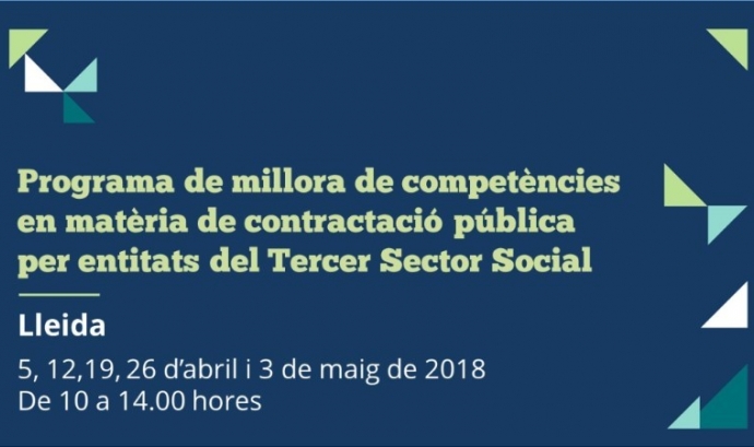 Programa de millora de competències en matèria de contractació pública a Lleida
