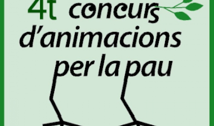Logotip del 4t Concurs d'Animacions per la Pau