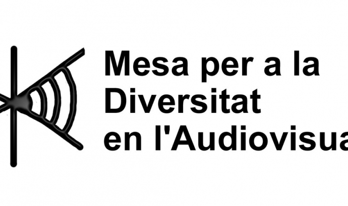 Logotip de la Mesa per a la Diversitat en l'Audiovisual