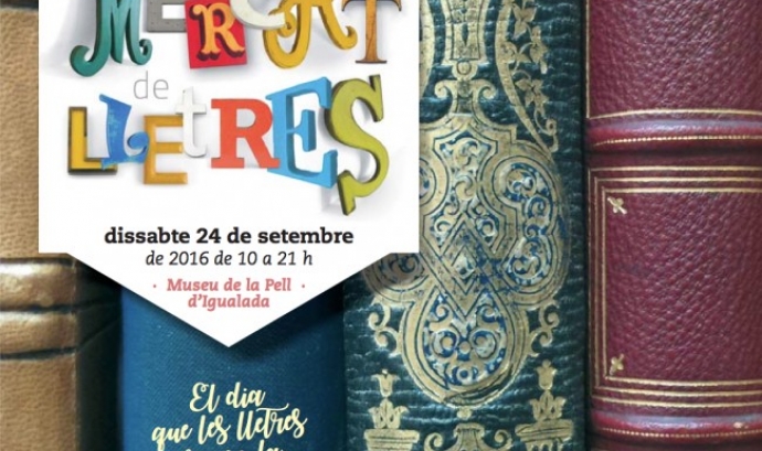 Cartell del Mercat de lletres / Font: Ajuntament d'Igualada