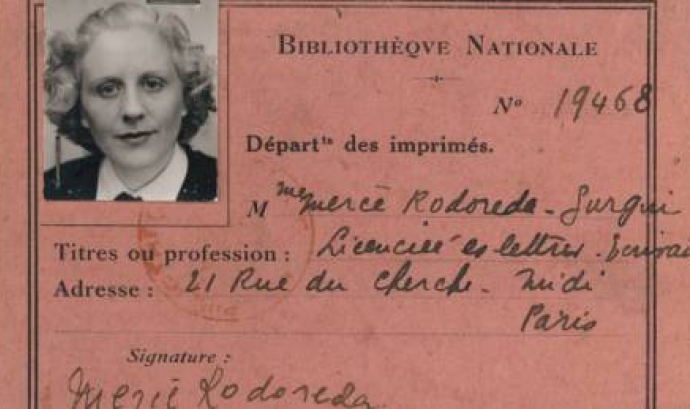 Passaport de Mercè Rodoreda