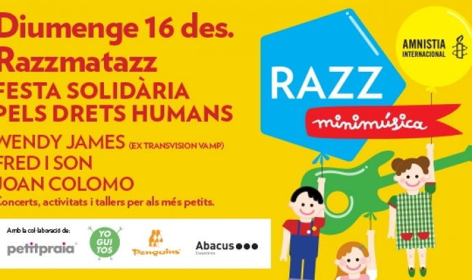 MiniRazz, festa solidària pels drets humans