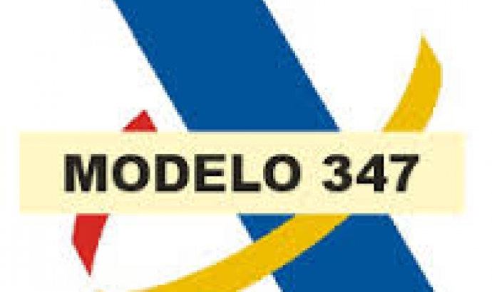 Logotip Agència Tributària i model 347 Font: 