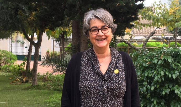 Montse Falguera, presidenta de la Federació d'Entitats d'Assistència a la Tercera Edat  Font: cedida