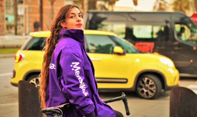 Mensakas va néixer al 2018 arrel de la lluita sindical de riders per drets. Font: Juan Manuel Maidana, La Factoria