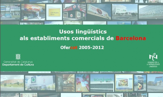 “Usos lingüístics als establiments comercials de Barcelona. Ofercat 2005-2012”