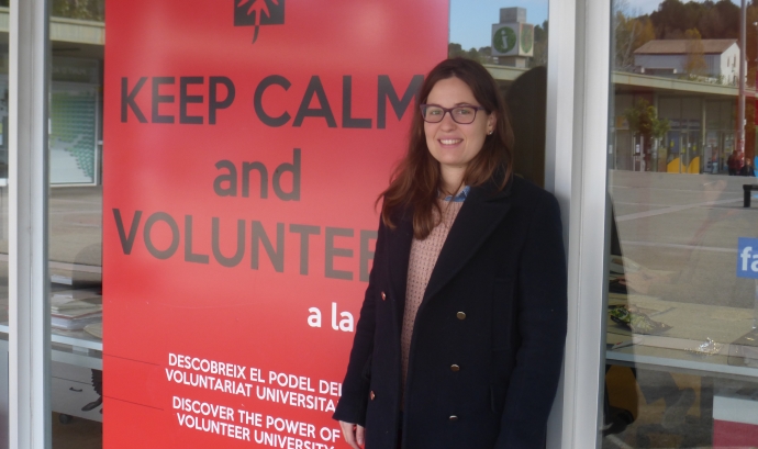 Dafne Galí, voluntària del programa de Justícia de la FAS Font: 