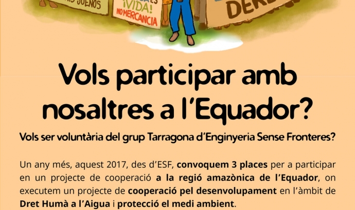 Voluntariat a l'Equador amb Enginyeria Sense Fronteres Tarragona