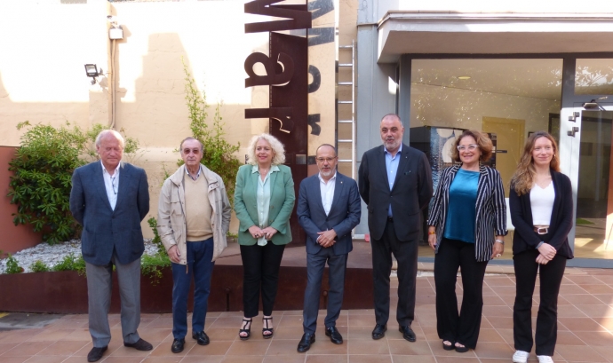 Carles Campuzano visita la Fundació Ave Maria Font: Ajuntament de Sitges