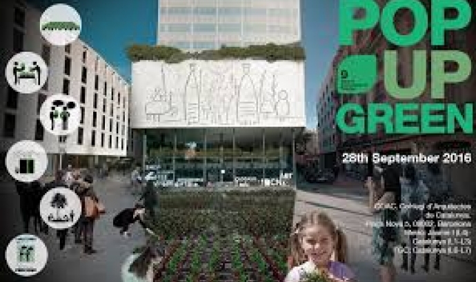 En el marc de la Biennal del Paisatge es celebra el Pop Up Green a Barcelona (imatge: coac.net)
