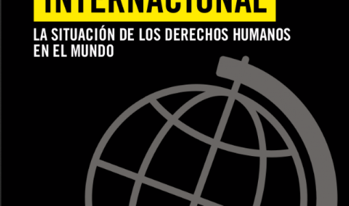 La portada de l'informe del 2016/2017. Font: Amnistia Internacional Font: 