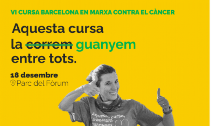 VI Cursa Barcelona en marxa contra el càncer. Font: Associació Contra el Càncer a Barcelona
