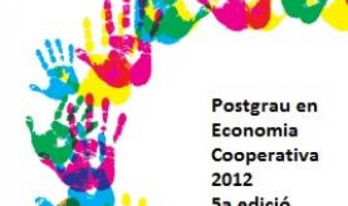 Cartell de la 5a ed. del Postgrau en Economia Cooperativa