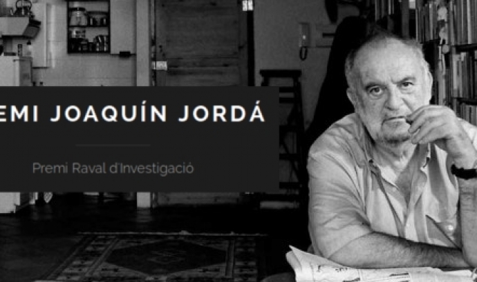Primera edició del Premi Raval d'Investigació Joaquín Jordá Font: 