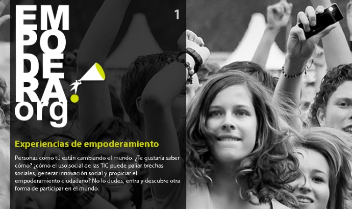 Imatge de la plana web Empodera.org