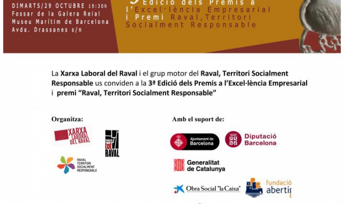 Premis a l'Excel·lència Empresarial i Premi Raval, Territori Socialment Responsa