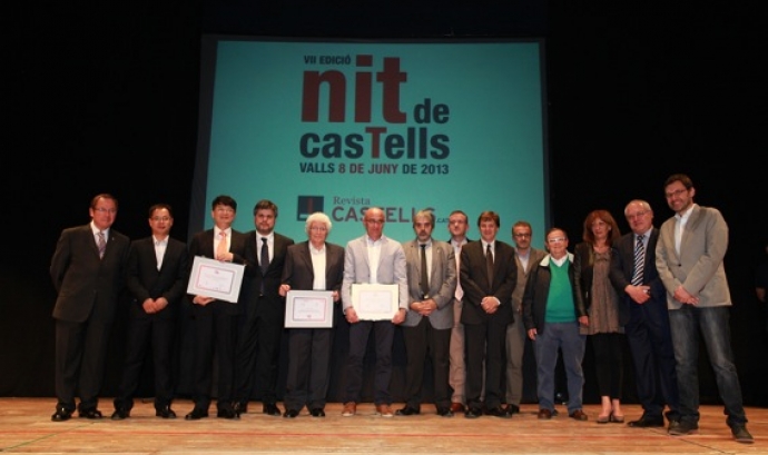 Premiats de la 7a edició de la Nit dels Castells Font: 
