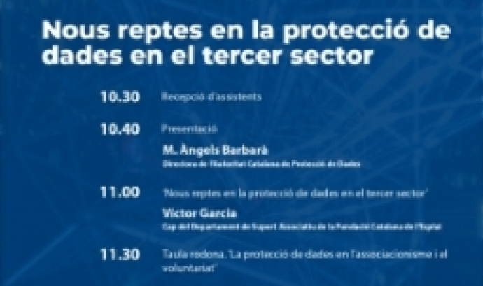 Sessió organitzada per l'Autoritat Catalana de Protecció de Dades (APDCAT).