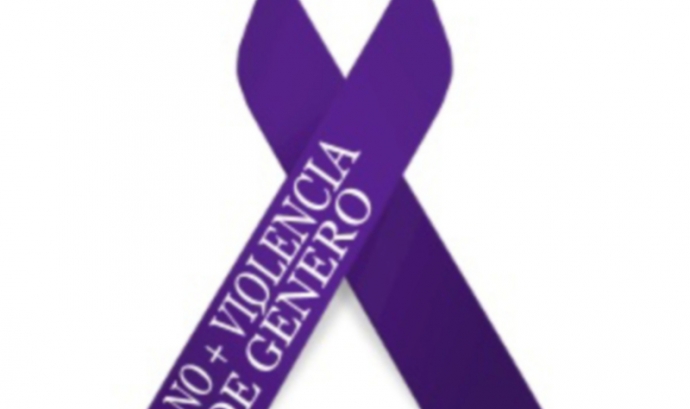 Eslògan contra la violència de gènere. Font: www.sax.es
