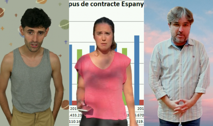 Algunes de les personalitats participants en el vídeo de la campanya #QueNoTenganyin. Font: Federació d'Entitats Catalanes d'Acció Social. Font: Federació d'Entitats Catalanes d'Acció Social
