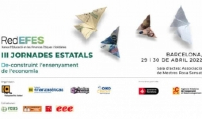 III Jornades - xarxa per l'educació en les finances ètiques i solidàries. Font: RedEFES.
