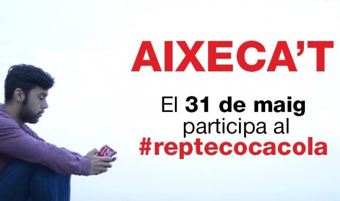 Cartell del #reptecocacola Font: 