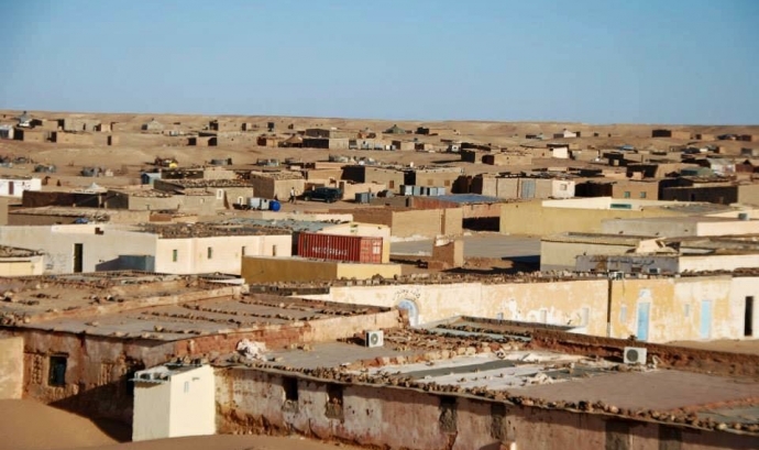 Campament al Sàhara Occidental. Font: Marcos Costa